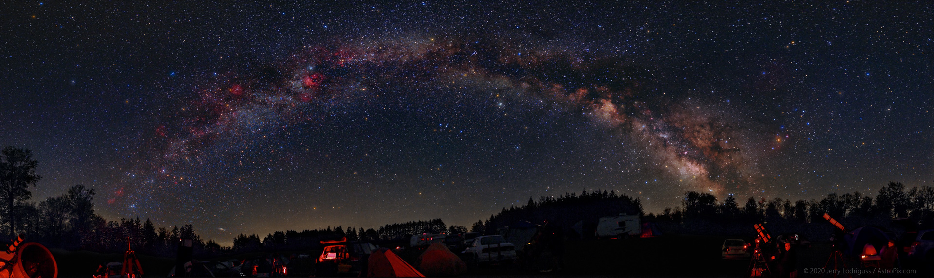 Summer Milky Way Rising - Cherry Springs, May 2012.