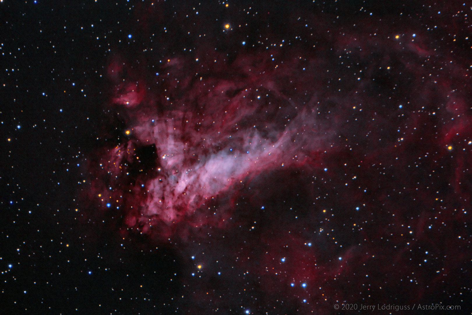 M17, The Omega, or Swan, Nebula.