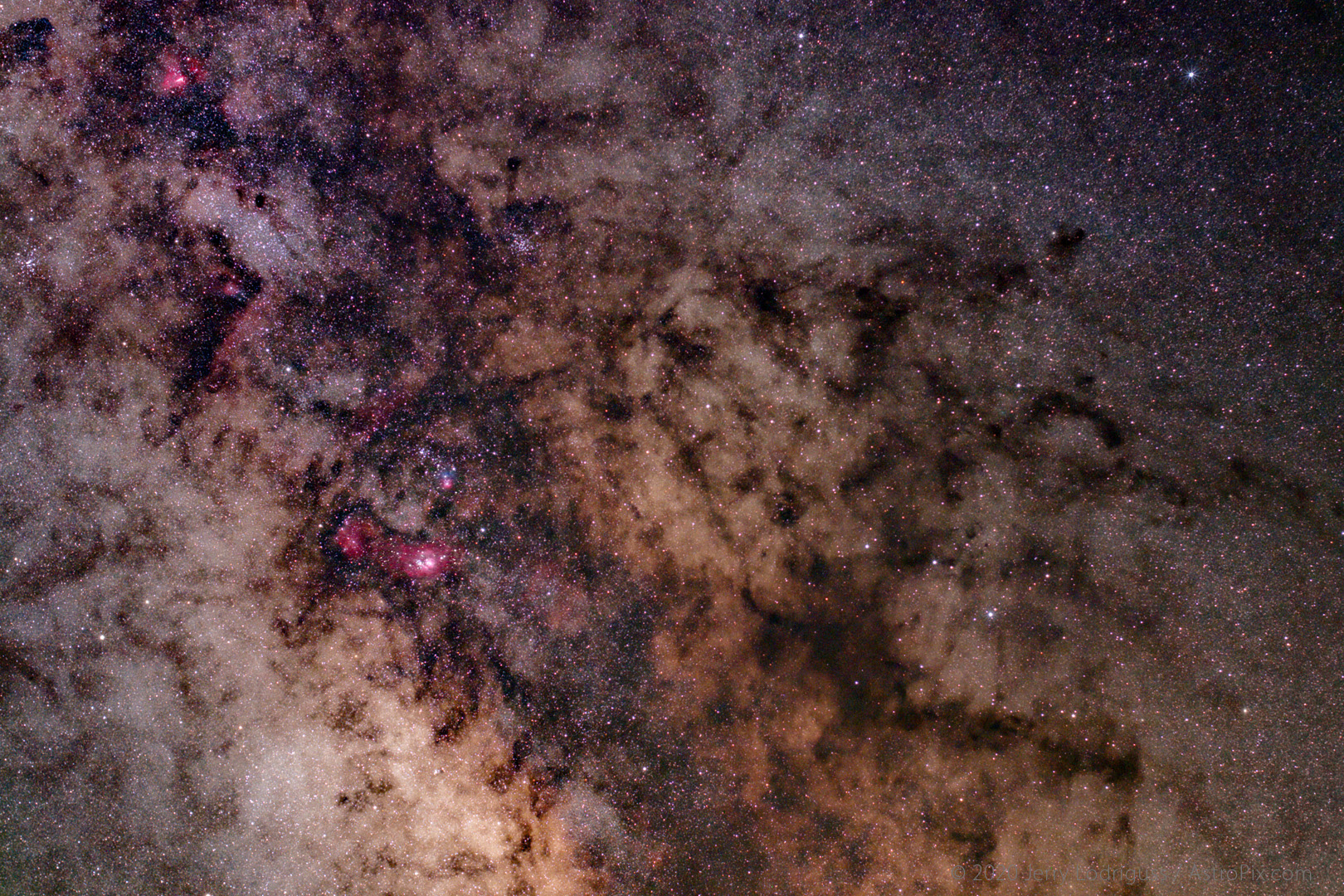 Dark Nebulae in Sagittarius and Scorpius.