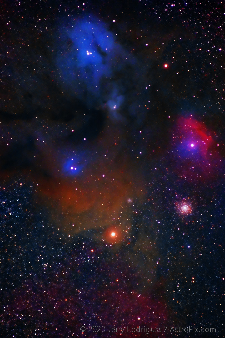 Rho Ophiuchus - Antares Region in Scorpius.