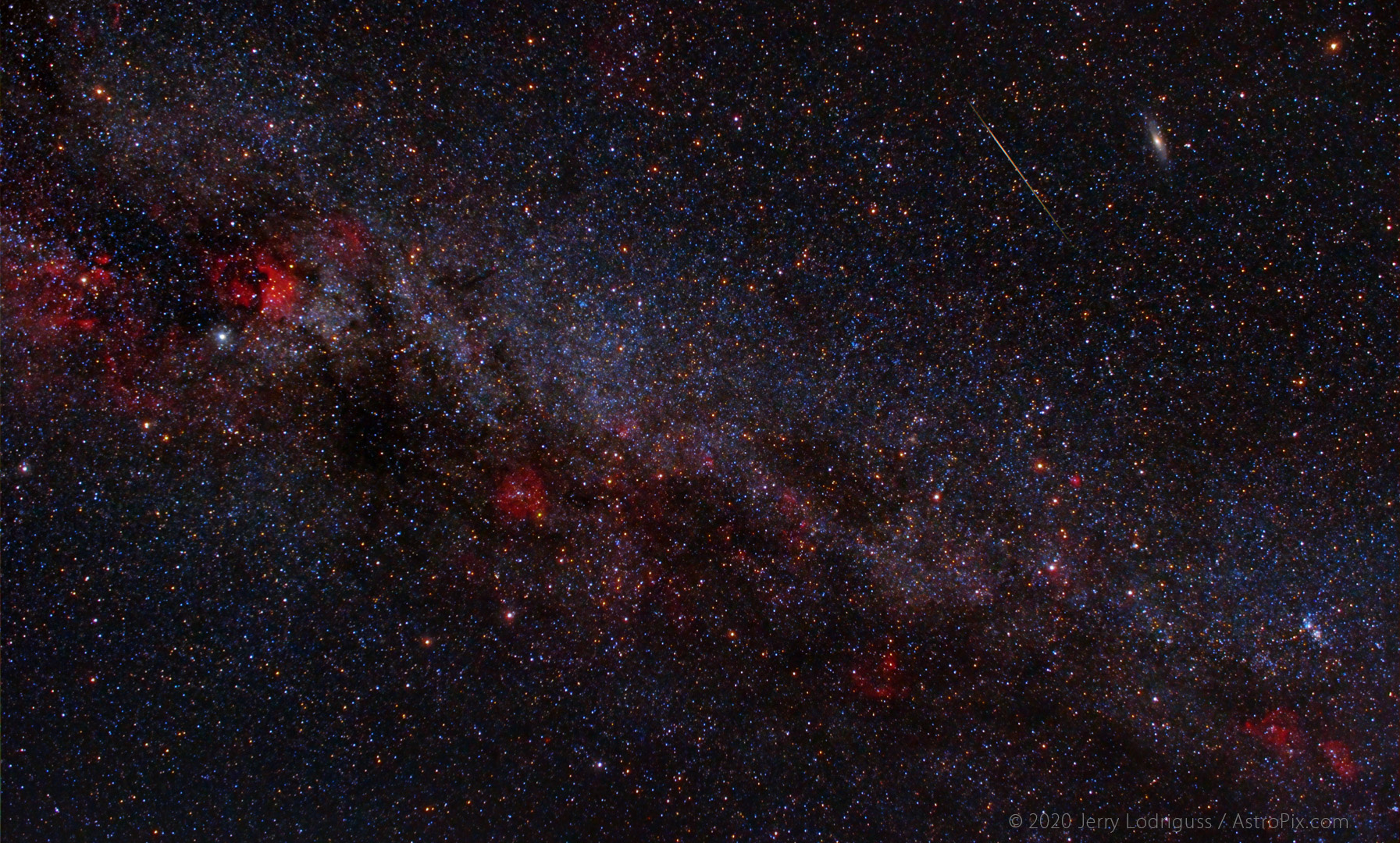 The Northern Milky Way from Cygnus to Cassiopeia.