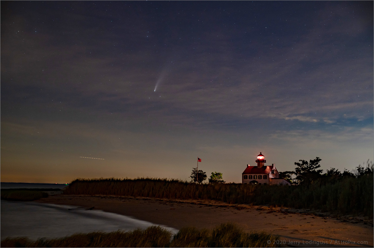 It was not to be. An hour later the comet was lower, but the opening had filled in with clouds.<br /><br />Nikkor 50mm f/1.4 AI-S working at f/1.4<br />15-second exposure<br />ISO 800