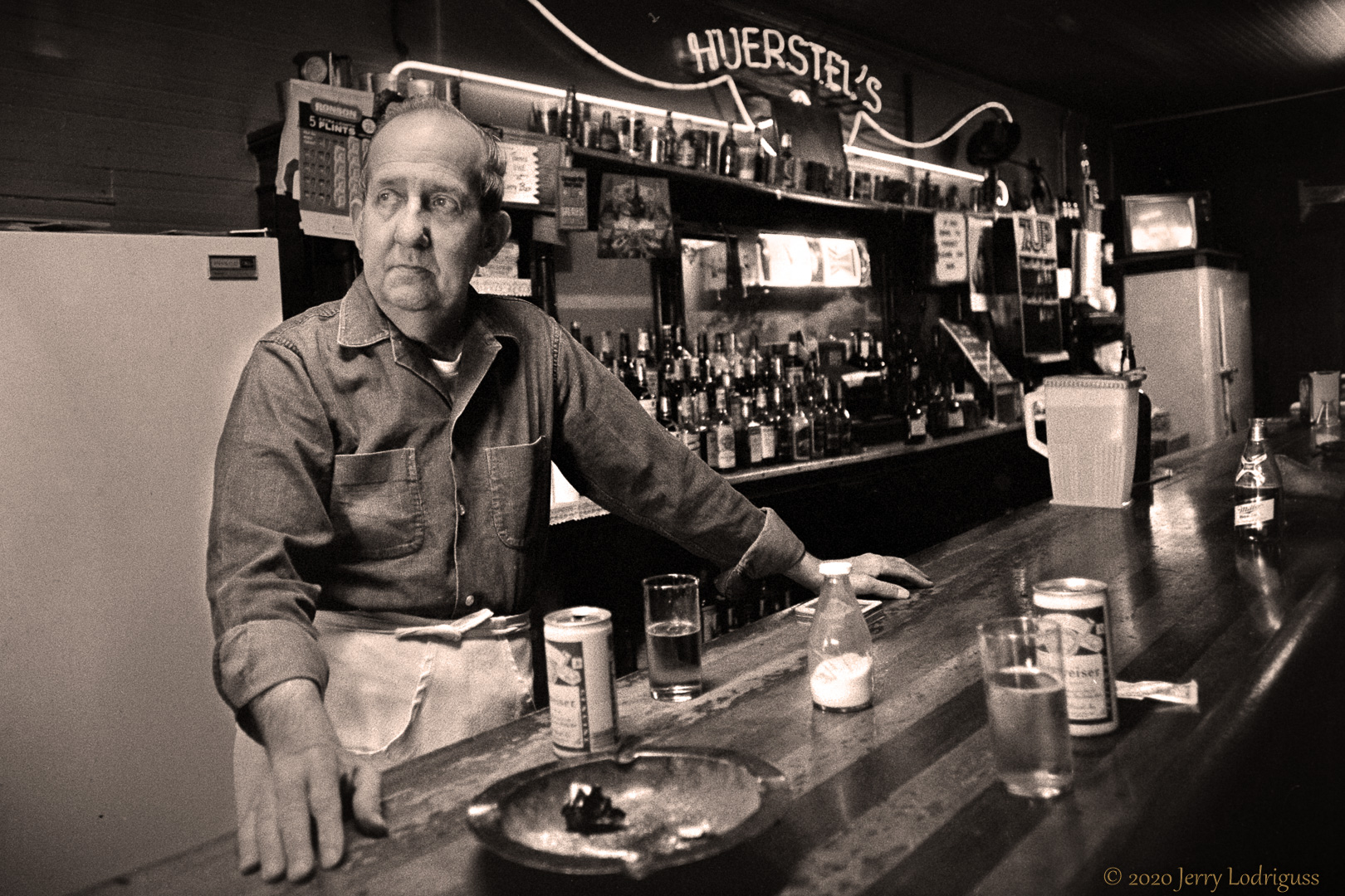 Clem Huerstel, Huerstel's Bar, Ninth Ward, New Orleans.