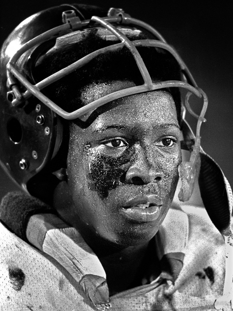 High School football player, Landry vs McDonough. November 9, 1978, New Orleans.